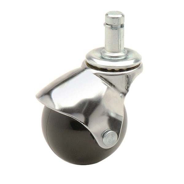 Global Industrial Ball Series Chair Casters with Plastic Wheels, 7/16W x 7/8H Stem, 5PK 250747 - main